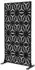 ML-Design Torino Metall-Sichtschutz 3 Paneele, 90x180cm, Stahl, schwarz (490018301)