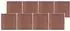 vidaXL Gartenzaun WPC 1391x186cm, braun