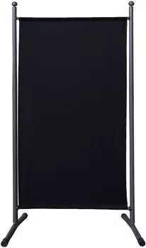 QUICK STAR Paravent Outdoor wetterfest 180x78cm schwarz (47748)