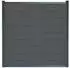 Home Deluxe Callado Premium WPC-Sichtschutzzaun 180x185cm, teak-grau
