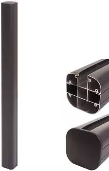 MCW Savoie-P-A Zaunpfosten Aluminium 98cm, anthrazit (73166)