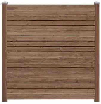 Woodtex Gardo XL DIY Bohlenset Kiefer KDI, braun, 180x194cm (50100)
