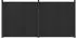 vidaXL Zaunelement 2 Stk. 355x186,5cm WPC und Aluminium schwarz (3429484)