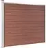 vidaXL Zaunelement-Set WPC 872x146cm, braun (3070454)