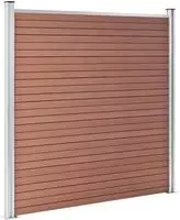 vidaXL Gartenzaun WPC 699x186 cm Braun
