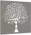 vidaXL Garten-Wanddekoration Baumdesign, Cortenstahl, 55x55cm (824502)