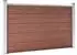 vidaXL Gartenzaun WPC 699x106cm braun (3053245)