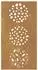 vidaXL Garten-Wanddekoration Blatt-Design Cortenstahl 105x55cm (824494)