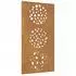 vidaXL Garten-Wanddekoration Blatt-Design Cortenstahl 105x55cm (824494)