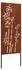 vidaXL Sichtschutz Garten Cortenstahl Blumenmotiv 50x140cm