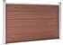 vidaXL Gartenzaun WPC 526x106cm braun (3053244)