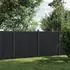 vidaXL Zaunpanel WPC grau 353x186cm (3282790)