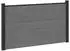 vidaXL Zaunset 180x105cm WPC und Aluminium, grau (42039071)