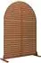 casa.pro Nodepp Trennwand Rundbogenform Stahl 180x90cm