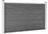 vidaXL Gartenzaun WPC 353x106cm, grau (3053247)