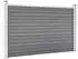 vidaXL Gartenzaun WPC 353x106cm, grau (3053247)