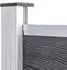 vidaXL Gartenzaun WPC 353x106cm, grau (3053247)