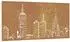 vidaXL Garten-Wanddekoration Skyline-Design Cortenstahl 105x55cm (824497)