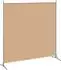 vidaXL Raumteiler Einzelpanel beige 175x180cm Stoff (42039232)