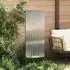 vidaXL Garten Sichtschutz-Leinwand silber 50x140cm verzinkter Stahl (876299)