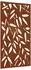 vidaXL Garten-Wanddeko Bambusblatt-Design Cortenstahl 105x55cm (824483)