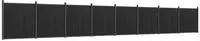 vidaXL Zaunelement Grau 1391x186 cm WPC