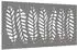 vidaXL Garten-Wanddekoration Blattdesign Cortenstahl 105x55cm (824500)