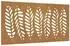 vidaXL Garten-Wanddekoration Blattdesign Cortenstahl 105x55cm (824500)