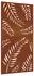 vidaXL Garten-Wanddekoration Blatt-Design Cortenstahl 105x55cm (824493)