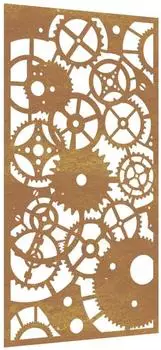vidaXL Garten-Wanddeko Zahnrad-Design Cortenstahl 105x55cm (824492)