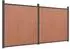 vidaXL Zaunpanel WPC braun 353x186cm (3282799)