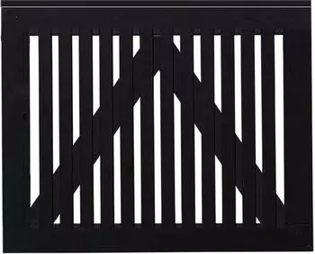 Plus A/S Sendai Einzeltor schwarz, 100x80cm (17450-15)
