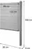 MCW Savoie WPC-Sichtschutz Erweiterungselement schmal, 98cm, braun (73261)