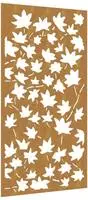 vidaXL Garten-Wanddeko 105x55 cm Cortenstahl Ahornblatt-Design