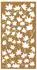 vidaXL Garten-Wanddeko Ahornblatt-Design 105x55cm Cortenstahl