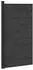 vidaXL Zaunelement WPC und Aluminium 95x186cm schwarz