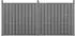 neu.holz Langreo Lamellenzaun WPC Sichtschutz 376x185cm grau