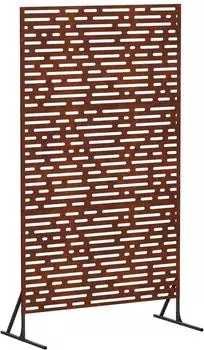vidaXL Sichtschutz 100x50x180cm Wetterfeststahl Rostoptik (8013425)
