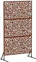 vidaXL Sichtschutz 100 x 50 x 180 cm Wetterfeststahl Rostoptik
