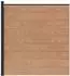 vidaXL Zaunset 175x186cm WPC und Aluminium braun (42039058)