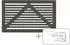 Plus A/S Tokyo Einzeltor Holz umbragrau 150x90cm (RAL 7022)