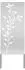 vidaXL Garten Sichtschutz-Leinwand silber 50x140cm, verzinkter Stahl (876327)