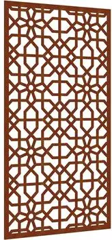 vidaXL Garten-Wanddeko maurisches Design 105x55cm Cortenstahl (824477)
