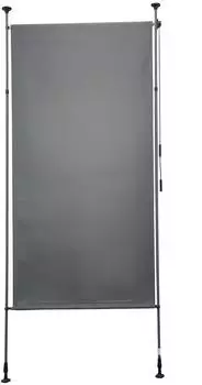 Garden Pleasure Klemm-Sichtschutz Aluminium/Stahl, anthrazit, 120cm