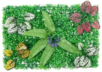 vidaXL Sichtschutz aus Kunstpflanzen 24 Stk. grün 40x60cm (366639)