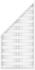 TraumGarten Longlife Romo weiß rechts 90 x 90/180 cm