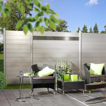 TraumGarten System Alu Classic Zaun Anschluss-Set anthrazit