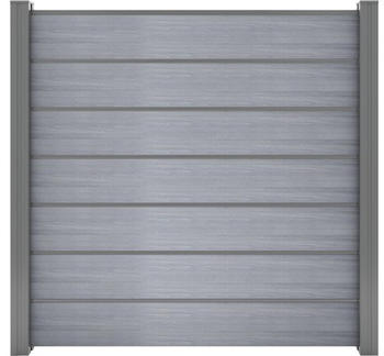 Groen & Janssen GroJa Fertigs Grande Premium Hauptelement BxH: 180 x 180 cm steingrau