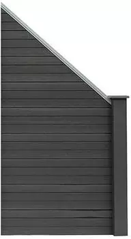 Home Deluxe Sichtschutz Schrägelement V2 grau
