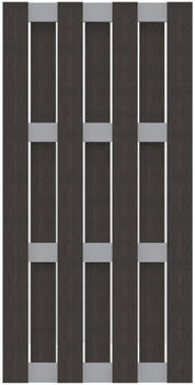 GroJa Zaun Hochkant 84,3x180x3,2cm anthrazit (210717300000002)